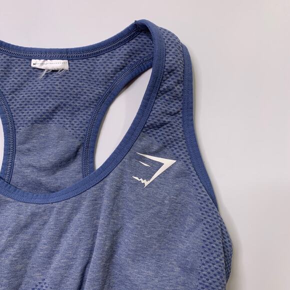 Gymshark Sports Bra Womens XS Extra Small Shark Vital Seamless 2.0 Racerback - Picture 3 of 8